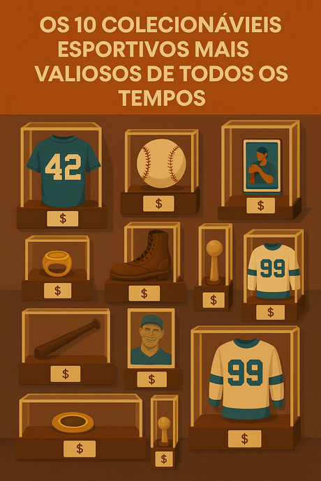 🇧🇷🇦🇷🇺🇾🇵🇾🇧🇴 ARTIGO DO BLOG #2 💎 Os 10 Colecionáveis Esportivos Mais Valiosos de Todos os Tempos