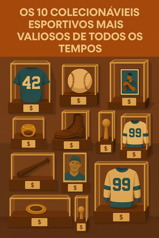 🇧🇷🇦🇷🇺🇾🇵🇾🇧🇴 ARTIGO DO BLOG #2 💎 Os 10 Colecionáveis Esportivos Mais Valiosos de Todos os Tempos